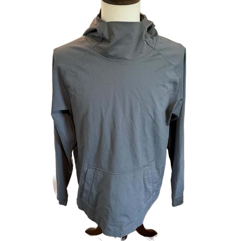 BYLT Premium Basics Elite+ Drop-Cut Pullover Hoodie, Size L, Charcoal Grey